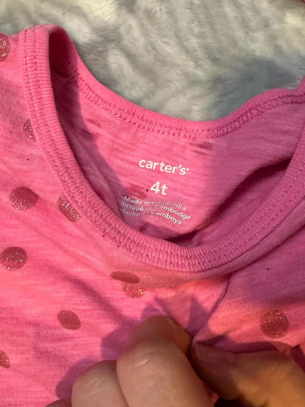 Carter's Pink & Berry Girls' Long-Sleeve Tees - Set of 3